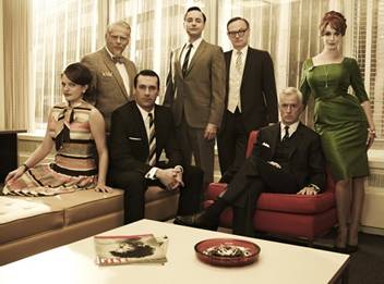 Picture of the cast of the Mad Men TV show